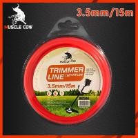 ราคา Muscle Cow สายเอ็นตัดหญ้า กลม 15 เมตร ขนาด 2 4มิล 3 มิล 3 5 มิล 4 มิล เอ็นหนาและเหนียว เอ็นตัดหญ้า จานเอ็นตัดหญ้า ใช้ได้กับเครื่องตัดหญ้าทุกยี่ห้อ (21480283020)