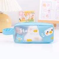 ราคา กระเป๋าดินสอ ลายลูกเป็ด กันน้ำ กระเป๋าเครื่องสำอาจ ลายการ์ตูน สีสดใส มีหูหิ้ว แบบใส 41 (19595921406)