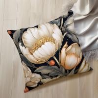 ราคา ปลอกหมอน45x4ลายดอกปลอกหมอนไฮเดรนเยียทรงต้นโบตั๋นลายดอกข้าวโพดแบบย้อนยุคสไตล์ยุโรปปลอกหมอน5ซม (21168694252)