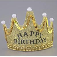 ราคา มงกุฎมีไฟ มงกุฎวันเกิด มงกุฎเจ้าหญิง มงกุฎhappy birthday มี 4 สี ผ้ามีกริตเตอร์ (8844712373)