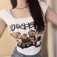 ราคา เสื้อยืดแขนกุดผู้หญิงเสื้อคอเหลี่ยม (21470757523)