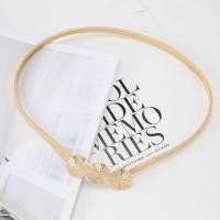 ราคา BEAUTYandLADIES เข็มขัดผู้หญิง เรียบหรู เข็มขัดสปริง อุปกรณ์แต่งตัว กลวง สีทอง เข็มขัดยางยืดโลหะ เข็มขัดเอวโลหะ เข็มขัดรัดเอว ห่วงโซ่เอวผู้หญิง (21550029269)