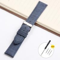 ราคา สายนาฬิกาข้อมืออเนกประสงค์10 12 14 16 18 20 22มม สายรัดผ้ารูปแบบผ้ายีนส์สายนาฬิกาวินเทจสำหรับทุกเพศสร้อยข้อมือตะเข็บนุ่มอุปกรณ์สายนาฬิกาข้อมือ (21391583782)