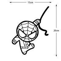 ราคา อะนิเมะ Spider Man สติกเกอร์สะท้อนแสงสำหรับรถยนต์สติกเกอร์สร้างสรรค์รถจักรยานยนต์ไฟฟ้าสติกเกอร์สะท้อนแสงสนุกตกแต่งตัวเครื่องสติกเกอร์รอยขีดข่วน (20576429099)
