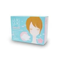 ราคา Yuki Yuki Cotton Puff ยูกิยูกิ สำลีแผ่นรีดขอบ รุ่นคอสเมติกคอตตอนพัฟ 80แผ่น