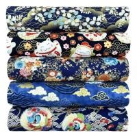 ราคา 5ชิ้นผ้ากี่เพ้าผ้าฝ้าย100 สีม่วงลายพิมพ์ DIY ตุ๊กตาทำมือเสื้อผ้าผ้านวมกระเป๋าสิ่งทอที่บ้าน (21431282404)