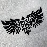 ราคา คาวาซากิรถจักรยานยนต์สติ๊กเกอร์สะท้อนแสงคาวาซากิโลโก้กระจกตกแต่งปีกรูปลอกชุดสีดำ เงิน เลเซอร์ (16579565400)