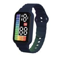 ราคา นาฬิกาดิจิทัล Led สำหรับอ่านหนังสือนาฬิกาข้อมือสายรัดปรับได้หน้าจอสัมผัสและสำหรับเด็กเล็ก (21164895195)