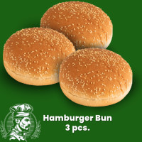 ราคา เบอร์เกอร์ Burger Bun 3 pcs ขนมปังเบอร์เกอร์ ขนมปังโรล ขนมปังเบอร์เกอร์ (21428982540)