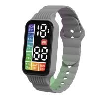 ราคา นาฬิกาดิจิทัล Led สำหรับอ่านหนังสือนาฬิกาข้อมือสายรัดปรับได้หน้าจอสัมผัสและสำหรับเด็กเล็ก (21164895197)