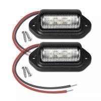 ราคา ป้ายทะเบียนรถ6 LED ไฟป้ายทะเบียนรถหลอดไฟสีขาวสำหรับป้ายรถพ่วงรถบรรทุก SUV รถตู้ผลิตภัณฑ์รถยนต์โคมไฟขั้นบันได (18666645719)