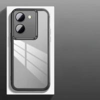 ราคา VivoY 03 4G 2024เคสสำหรับ Vivo Y03 Y 03 VivoY03เคสนิ่มใส่โทรศัพท์ใสแผ่นคลุมสี่เหลี่ยมเคสซิลิโคนใส (21536963469)