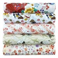 ราคา 5ชิ้นผ้ากี่เพ้าผ้าฝ้าย100 สีม่วงลายพิมพ์ DIY ตุ๊กตาทำมือเสื้อผ้าผ้านวมกระเป๋าสิ่งทอที่บ้าน (21431282405)