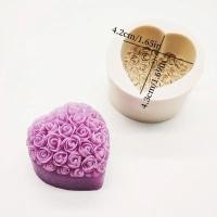 ราคา แม่พิมพ์สบู่ซิลิโคนรูปกุหลาบ3D ทำมือแม่พิมพ์เทียนหอมระเหยสำหรับตกแต่งเค้กช็อคโกแลตเครื่องมืออบ (21528947964)