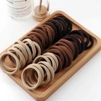 ราคา 100ชิ้นที่รัดผมสีดำสำหรับผู้หญิงหญิงสาวยางรัดผมยางรัดยางยืดรัดผมที่รัดผมอุปกรณ์เสริมที่มัดผม (21431324942)