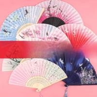 ราคา พัดลมแบบมือถือพู่สไตล์โบราณของผู้หญิงพัดลมไม้ไผ่แบบพับได้สไตล์ฤดูร้อนคลาสสิกแบบพกพาสำหรับฤดูร้อน (21734395347)