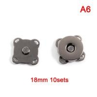 ราคา TANG 10ชุดปุ่มแม่เหล็กกระเป๋าแม่เหล็กดูดซับแบบอัตโนมัติหัวเข็มขัดเม็ดกระดุมโลหะ (9709782025)