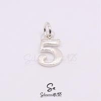 ราคา จี้ตัวเลข 0 9 เงินแท้ 92 5 สำหรับสร้อยคอ สร้อยข้อมือ จี้เงินแท้ (18403193641)