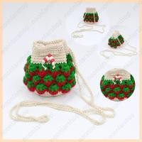 ราคา กระเป๋าถัก กระเป๋าสาน ถักเชือก เล็ก สตอเบอรี่ (4802554189)