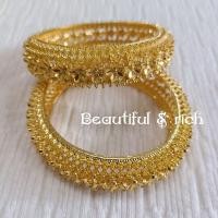 ราคา กำไลของเด็ก ราคาต่อ 1 วง เครื่องประดับชุดไทยของเด็ก กำไลข้อมือเด็ก กำไลสีทองสำหรับเด็กเล็ก รุ่นนี้สามารถปรับได้ใส่ได้ (21442453050)