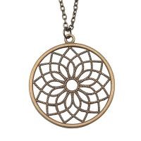 ราคา Mandala Flowers Necklaces For Women Long Chain Necklace Jewelry Accessories (13737968718)