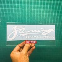 ราคา สติกเกอร์ JS RACING GOES ON แต่งรถ honda decal racing ของแต่งรถ (21572921655)