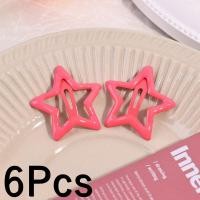 ราคา Lovely girls house 6Pcs ที่หนีบผมหน้าม้าหน้าผากกิ๊บหนีบผมรูปดาวหลากสีกิ๊บหนีบผมหน้าม้าอุปกรณ์เสริมสำหรับเส้นผม (21134203892)