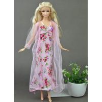 ราคา 2ชิ้น เซ็ตชุดนอนลูกไม้เครื่องแต่งกายชุดนอนเสื้อผ้าสำหรับตุ๊กตาบาร์บี้ชุดยาว1 6อุปกรณ์ตุ๊กตา (16108451583)
