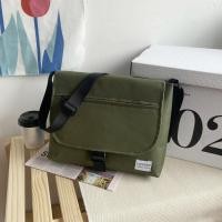 ราคา กระเป๋าสะพายข้าง กระเป๋าผ้า สไตล์เกาหลี แฟชั่นมา จุของได้เยอะ สไตล์เกาหลี เรียบง่าย มีซิป (21450746944)