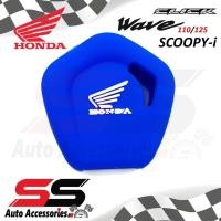 ราคา ซิลิโคนกุญแจ ซิลิโคนกุญแจรถยนต์ เคสกุญแจรถ ปลอกกุญแจ มอเตอร์ไซร์ HONDA CLICK Wave 110 125Scoopy i SS Accessories (12114443623)