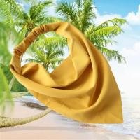 ราคา ผ้าคลุมศีรษะสตรี ผ้าพันคอสามเหลี่ยม แถบคาดศีรษะ หลวมผ้าพันคอหัว สีทึบ ชีฟอง ยุโรปและอเมริกัน หญิง เรียบง่าย อเนกประสงค์ผ้าโพกศีรษะ (21306540684)