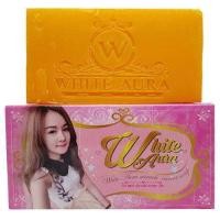 ราคา สบู่ไวท์ออร่า สารสกัดจากแครอทแท้ White aura miracle carrot soap 160g (14869172023)