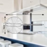 ราคา กระชอนสแตนเลส304 กระชอนสแตนเลสด้ ตักอาหาร หนาอย่างดี แข็งแรง ทนความร้อน เครื่องครัวสแตนเลส (21361713382)