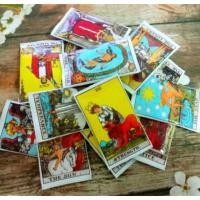 ราคา ห่อเหรียญโปรยทานจิ๋วลายไพ่ทาโร่พร้อมคำทำนาย (18937790961)