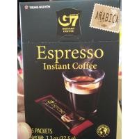 ราคา กาแฟ Espresso กาแฟเข้มเต็มรสกาแฟ หอมๆ นำเข้าจากเวียดนาม มีอย ไทย 1 กล่องบรรจุ 15 ซอง ไม่ใช่ 3in 1 ตรา G7 (17952992644)
