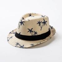 ราคา 164 หมวกทรงไมเคิล หมวกปีกสั้น หมวกพิมพ์ลายมะพร้าว หมวกแจ๊ส พร้อมส่งจากไทย (18239343420)