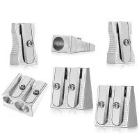 ราคา 6 Pcs Metal Pencil Sharpeners Single and Dual Hole Pencil Sharpeners Manual Art Sharpeners for Colored Pencils (20032906090)