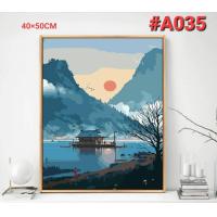 ราคา พร้อมส่งจากกทม ภาพระบายสีตามตัวเลข ระบายสีภาพตามตัวเลข ภาพวาดสีน้ำมัน ระบายสีง่ายๆ แบบเยอะมาก (19707559525)