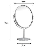 ราคา กระจกตั้งโต๊ะแต่งหน้า สแตนเลส 6 กระจกตั้งโต๊ะ แบบสองด้าน ชนิดปกติ และขยาย สำหรับแต่งหน้า แบบตั้งโต๊ะ กระจกขยาย (21626201627)