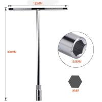 ราคา ประแจบล็อกตัวT ประแจตัวที ด้ามบล็อกตัว T คอยาว 6เหลี่ยม ตัวที เบอร์ 8 10 12 13 14 ประแจบล็อกตัวที ด้ามขันตัวที ด้ามบล็อคตัวที บล็อคตัว T (21510901477)