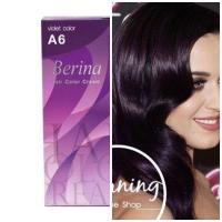 ราคา Berina Hair Color ครีมเปลี่ยนสีผม เบอรีน่า เปล่งประกาย ติดทนนาน ปิดผมขาว แล้วยังช่วยปกป้องการทำร้ายเส้นผม สี A6 ม่วง (10257166901)