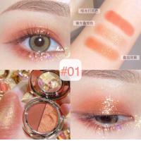 ราคา อายแชโดว์ LAMEILA อายแชโดว์ พาเลททาตา 2 สี อายแชโดว์ทาตา อายแชโดว์กันน้ำ เนื้อดินน้ำมัน อายแชโดว์กลิตเตอร์ ประกายชิมเมอร์ สีสวย eyeshadow (18809610706)