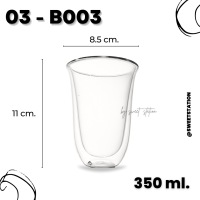 ราคา Double Wall Glass แก้วน้ำสองชั้น แก้ว แก้วน้ำ ขนาด 80 400ml แก้ว ชา กาแฟ ทนความร้อนและเย็น แก้ว2ชั้น มีผนัง2ชั้น ดีไซน์สวย แก้วมินิมอล แข็งแรง (21263753833)