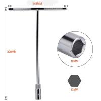 ราคา ประแจบล็อกตัวT ประแจตัวที ด้ามบล็อกตัว T คอยาว 6เหลี่ยม ตัวที เบอร์ 8 10 12 13 14 ประแจบล็อกตัวที ด้ามขันตัวที ด้ามบล็อคตัวที บล็อคตัว T (21510901476)