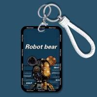ราคา ซองใส่บัตร สายคล้องบัตร ที่ใส่บัตร สายคล้องโทรศัพท์ สายคล้องคอ ที่ใส่บัตร พร้อมพวงกุญแจ ลายการ์ตูน Bearbrick KAWS cardholder (18560067706)