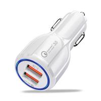 ราคา ที่ชาร์จ USB ในรถยนต์ที่ชาร์จเร็ว3 0 2 0 2พอร์ต USB สำหรับรถยนต์ (10031235522)