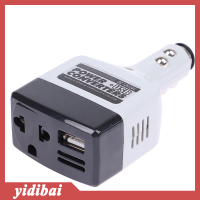ราคา yidibai USB Car Power Converter DC 12 24V ถึง AC 220V อินเวอร์เตอร์สำหรับโทรศัพท์ INVERTER 12V (21603210551)