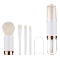 ราคา แปรงแต่งหน้า 4 In 1 ชุดแปรงแต่งหน้า ในด้ามเดียว Makeup Brush ขนแปรงนุ่ม แปรงแต่งหน้าแบบยืดหดได้ แปรงแป้งฝุ่น แปรงปัดแก้ม แปรงรองพื้นคอนซีลเลอร์ แปรงอายแชโดว์ พกพาง่ายใช้สะดวก (21544009060)