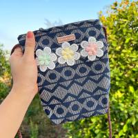 ราคา กระเป๋าผ้าทอ กระเป๋าสะพายแต่งพู่ ตกแต่งไม่ซ้ำแบบ กระเป๋าสะพายข้าง แฮนด์เมด handmade kapooklook ตกแต่ง (9583512995)