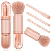 ราคา แปรงแต่งหน้า 4 In 1 ชุดแปรงแต่งหน้า ในด้ามเดียว Makeup Brush ขนแปรงนุ่ม แปรงแต่งหน้าแบบยืดหดได้ แปรงแป้งฝุ่น แปรงปัดแก้ม แปรงรองพื้นคอนซีลเลอร์ แปรงอายแชโดว์ พกพาง่ายใช้สะดวก (21544009059)